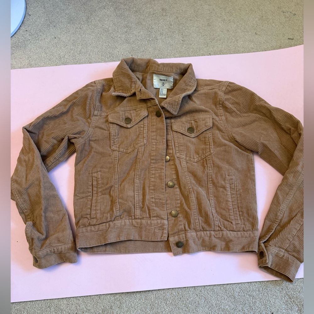 Forever 21 Tan Corduroy Jacket